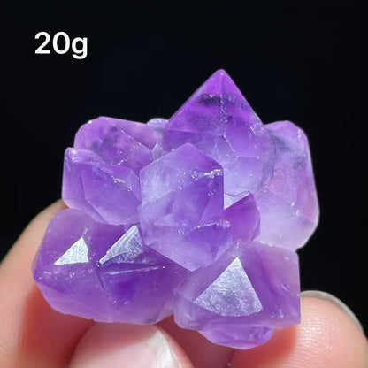 100% Natural Amethyst Flower Clusters, Raw Stones, Mineral Specimens from Madagascar