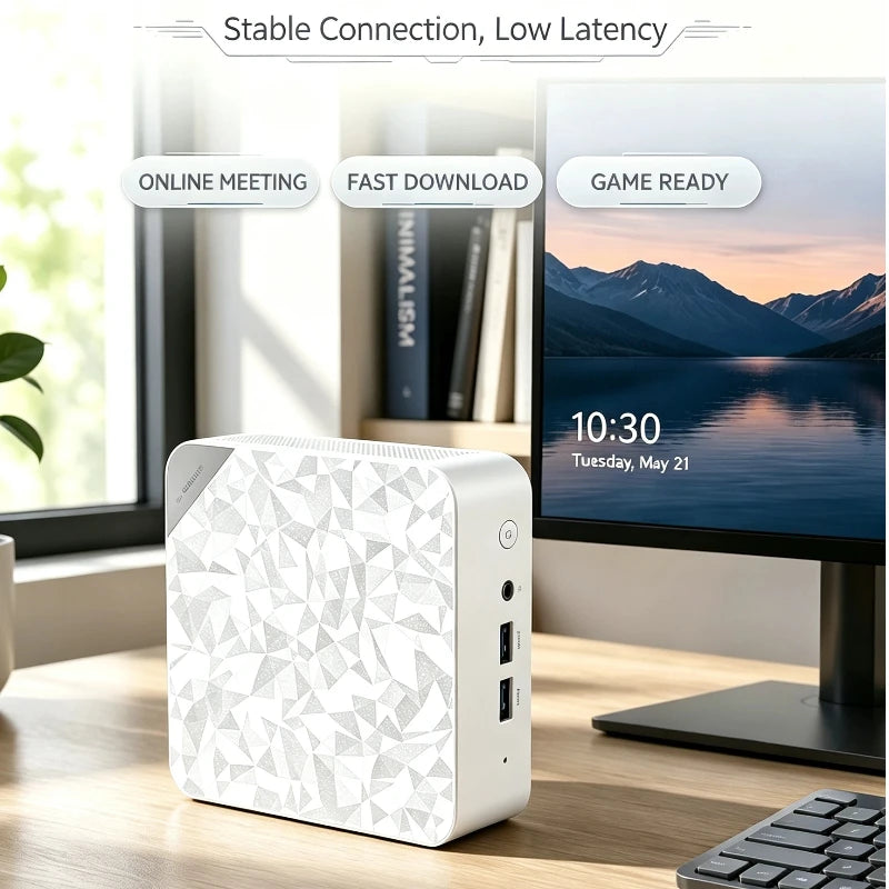Multi-purpose Mini PC Portable Mini PC Intel Core i9 10980HK 16GB RAM 1TB 2048GB SSD Gaming Computer WiFi6 Desktop PC