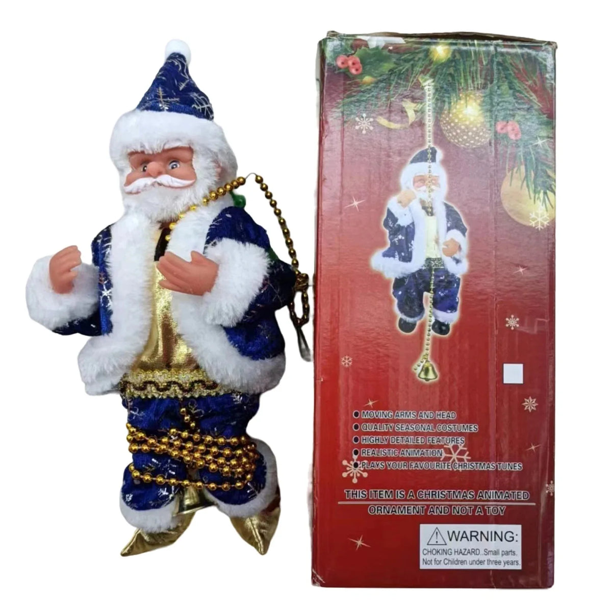 Popular Santa Claus Electric Climbing Rope, Christmas Decoration Gifts, Christmas Tree Home Decorations, Children's New Year Toy