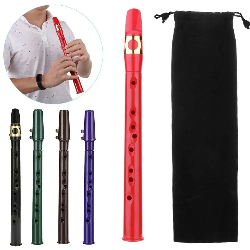 Mini Portable Saxophone Lightweight with Carrying Bag Woodwind Instrument 8-Hole Classical Pocket Saxophone