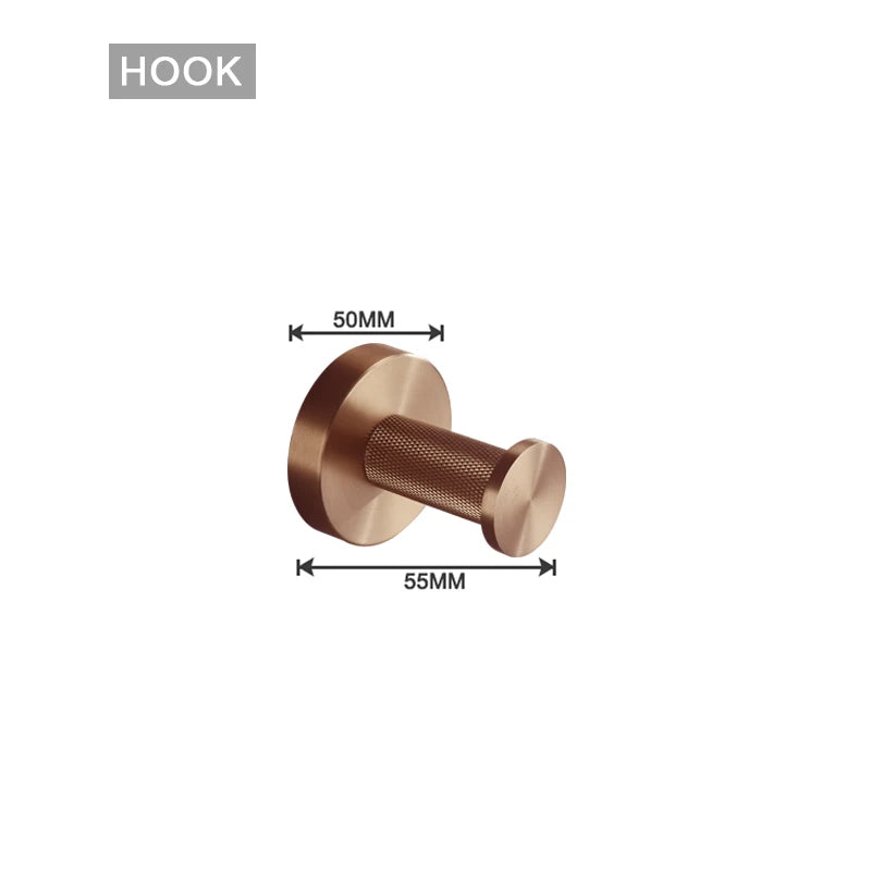High Quality Soap Dispenser Toilet Brush Holder Toilet Paper Holder Towel Bar Rail Rack Hanger Hook Bathroom Accessories Set