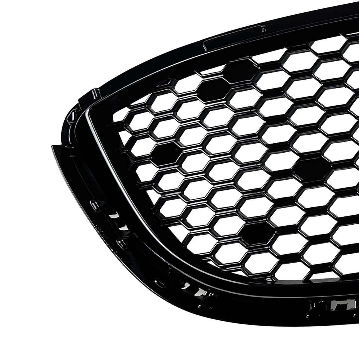 For Mazda MX-5 Miata ND 2016-2026 Glossy Black Front Grille Upper Bumper Hood Mesh Grid Air Intake Body Protector Racing Grill