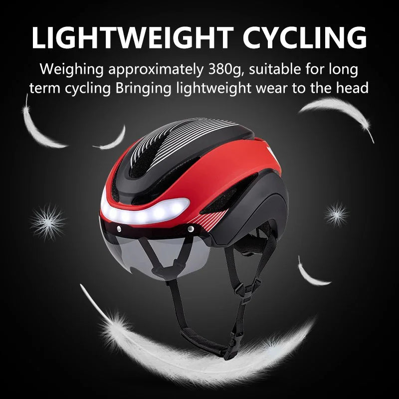 Eastinear High-quality Bicycle Helmet LED Light for Men and Women Racing Road Smart Bicycle Helmet Professional Riding Equipment