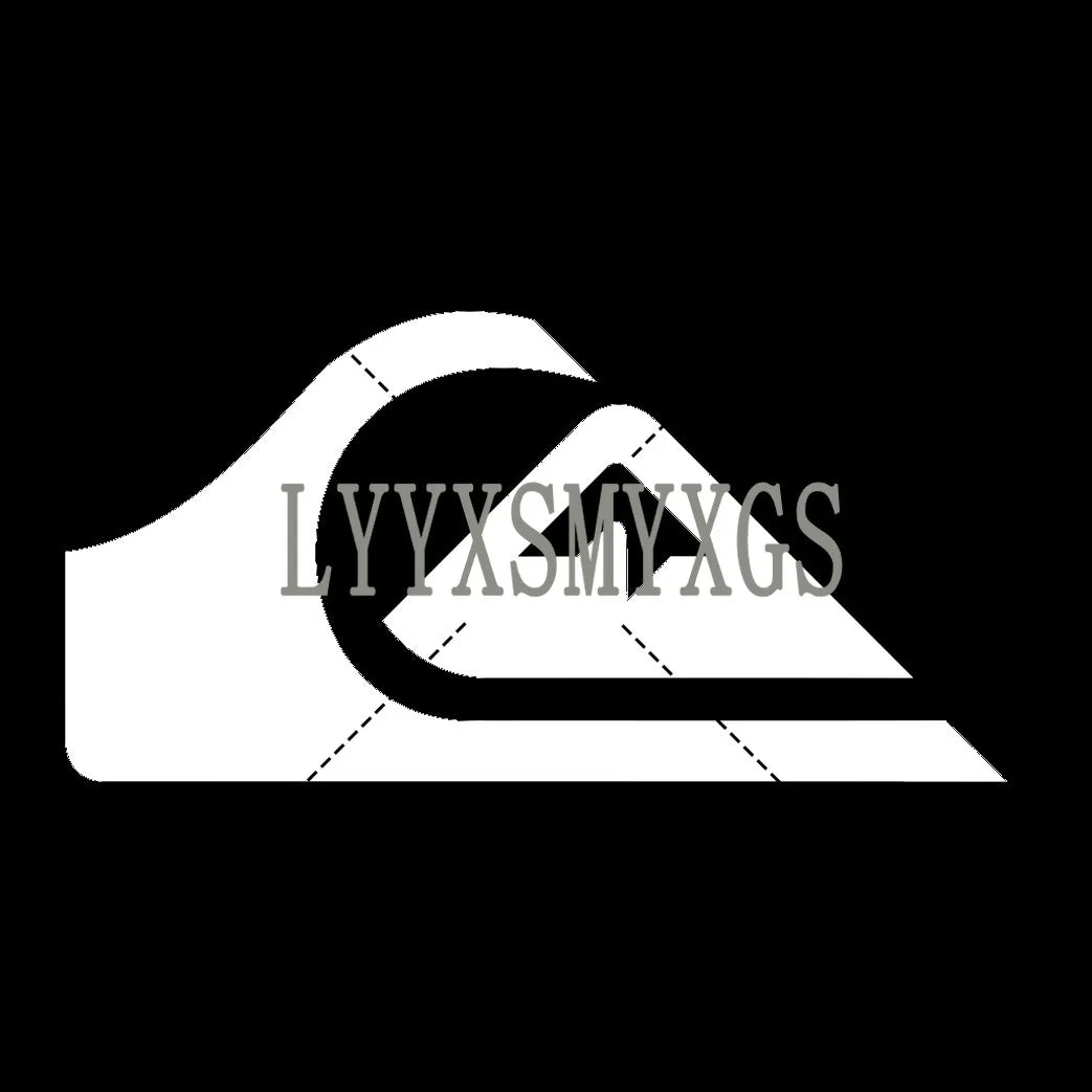 Personality Self-adhesive Quiksilver Surfboard Car Sticker Automotive Rear Window and Bumper Waterproof Vinyl Decal Decorative