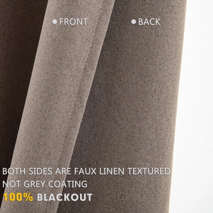 310cm Height Solid Color Custom Made 100% Blackout  Curtains for Living Room Bedroom Window Curtain Soundproof Insulation
