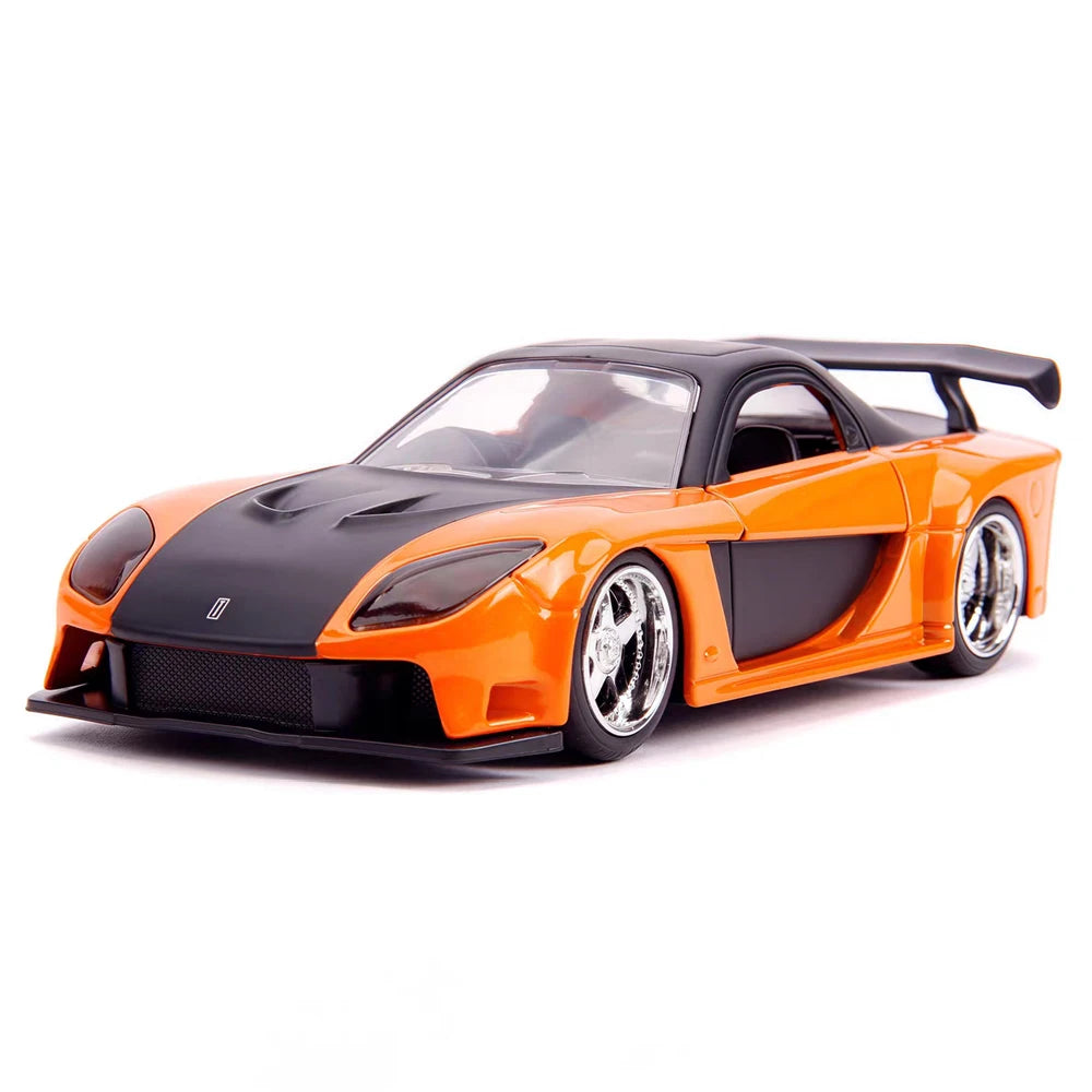 In Stock JADA 1:32 Fast & Furious 1997 Mazda RX-7 Han's Ride Alloy Die-cast Car Model Original Box Gifts Collecting hobbies