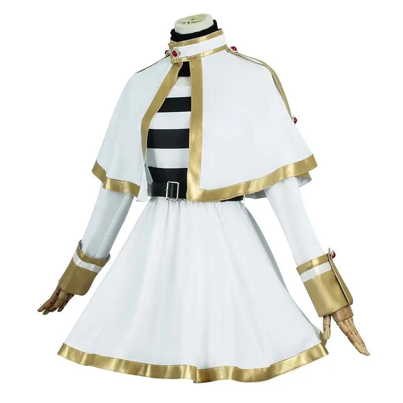 Homchee Trends COS Women Cosplay Costume Dress with Ears Stockings for Anime Comic Con Outfits