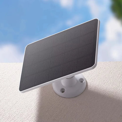 10W 5V Solar Panel 2in1 Micro USB+Type-C Solar Panels Outdoor Solar Cells Chargerfor Security Camera/Small Home Light System