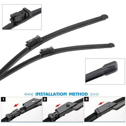 Car Wiper Blades For Toyota Supra A90 GR 2019-2025 Windshield Windscreen Front Window Blades Fit Push Button Arm Car Accessories