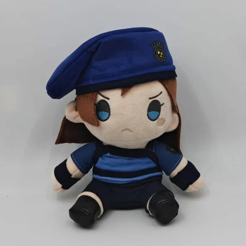 【In Stock】HOT Game Resident Evil Jill Valentine Plush STARS Captain Wesker Plush Anime Chris Leon Scott Kennedy Plush Fans Gift