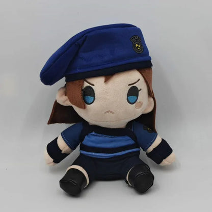 【In Stock】HOT Game Resident Evil Jill Valentine Plush STARS Captain Wesker Plush Anime Chris Leon Scott Kennedy Plush Fans Gift