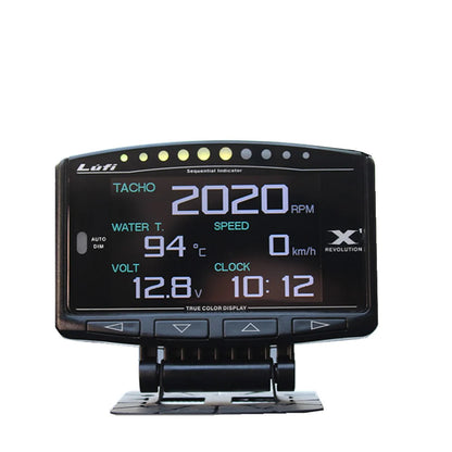 Original Lufi X1 revolution OBD OBD2 meter Smart Digital Multi English Version Gauge for car
