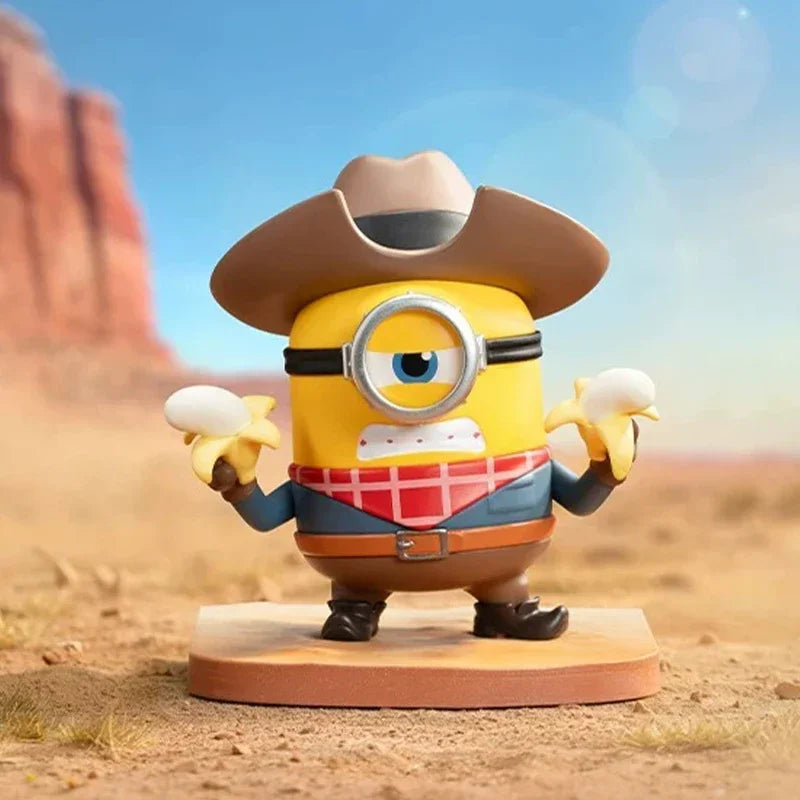POP MART ILLUMINATION'S Minions Monsters Series Genuine Blind Box Toys Mystery Box Cute Models Anime Action Figur Gift