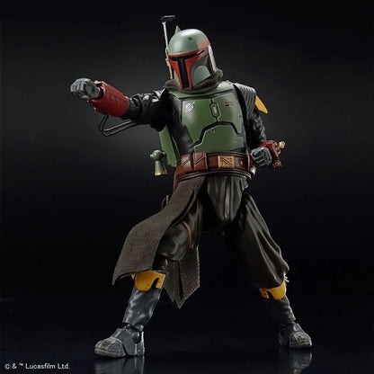 Bandai Original Genuine Figure Star Wars The Mandalorian Model Kit Anime Figures Boba Fett Collection Action Figure Model Toys