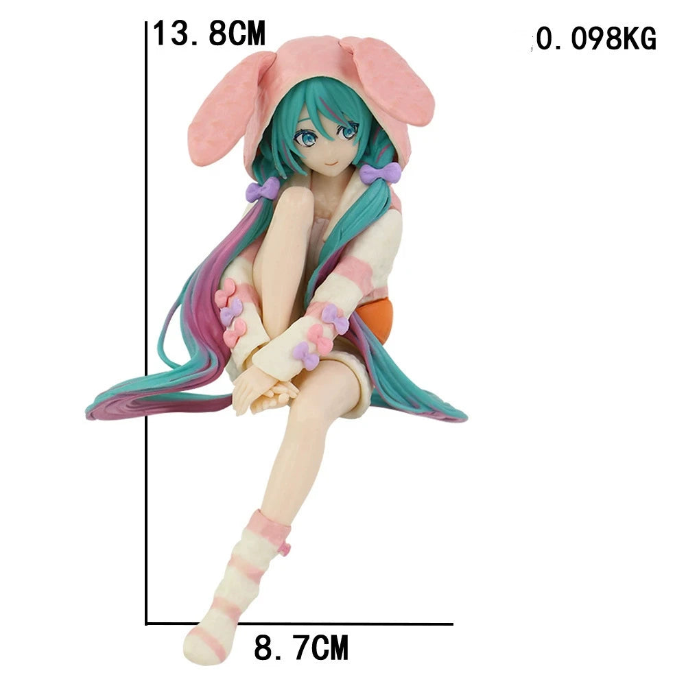 Anime Figure Wedding Dress Action Figures Kawaii Swimsuit Vocaloid PVC Collectible Model Toys Girl Gift