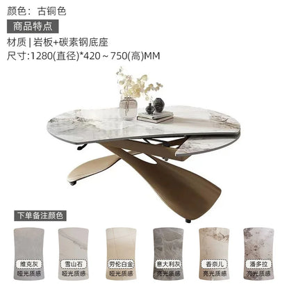 Nordic Modern Coffee Tables Premium Aesthetic Multifunction Convertible Coffee Tables Trendy Simple Table Basse Furniture Home