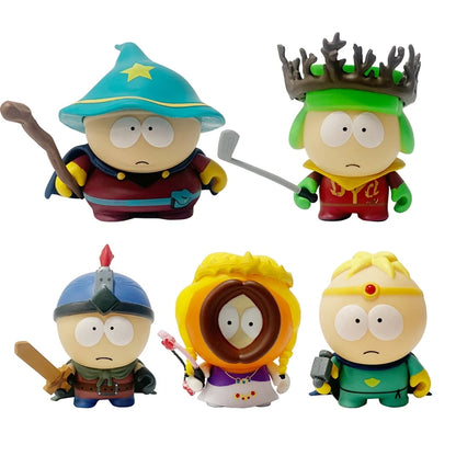 @ 5Pcs/Set South Park Anime Figure The Stick of Truth Kenny McCormick Stan Marsh Cute Lovely Dolls American Band Ornaments