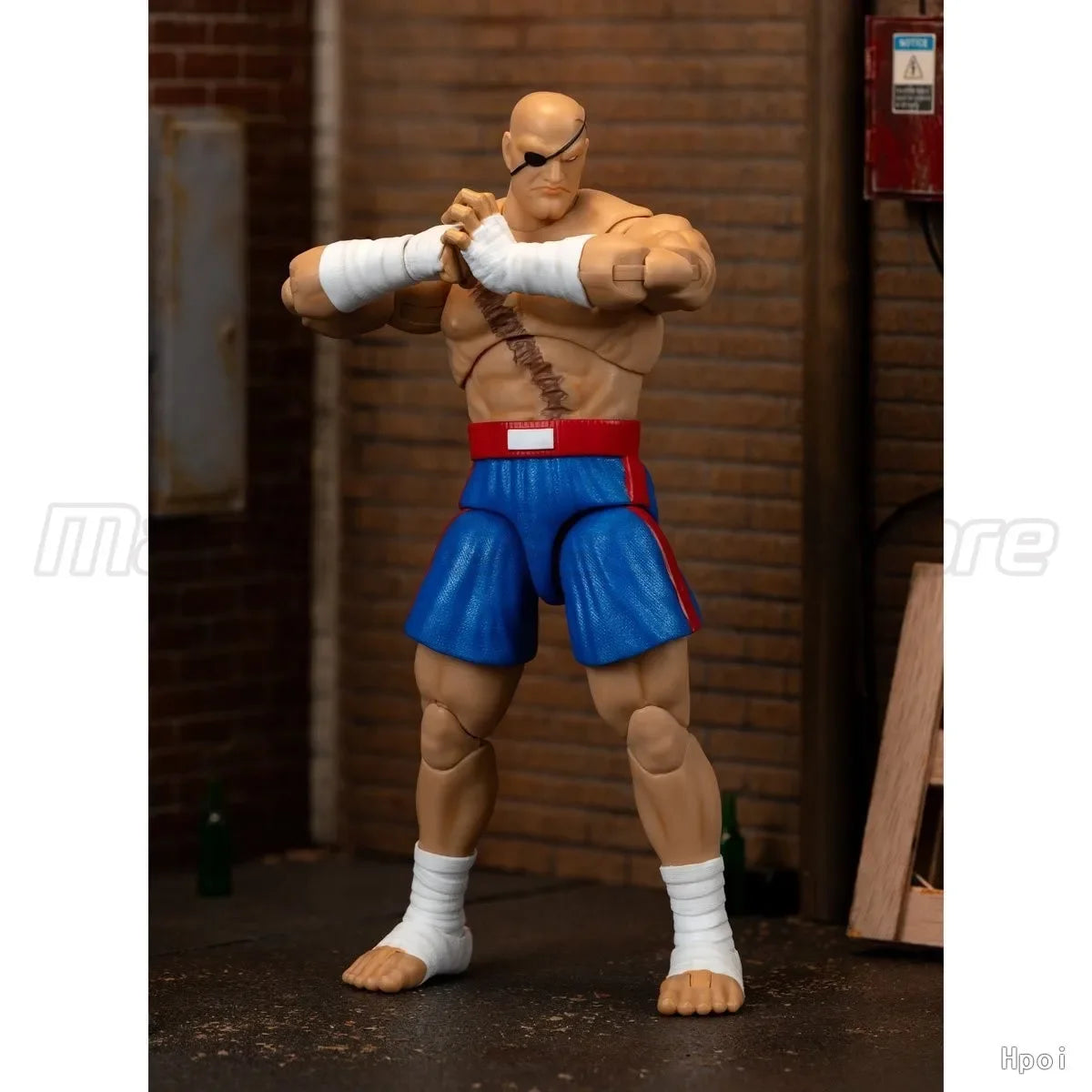【MT】Original Jada Toys Ultra Street Fighter II The Final Challengers Sagat Deluxe Edition 1/12 Action Figure Toys Gift