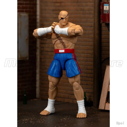 【MT】Original Jada Toys Ultra Street Fighter II The Final Challengers Sagat Deluxe Edition 1/12 Action Figure Toys Gift