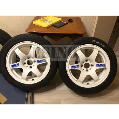 Classical Car Styling Classical Wheel Rim Decorative Vinyl Creative Sticker Decal Set for RAYS Volk Racing TE37 TE37 SL TE37C