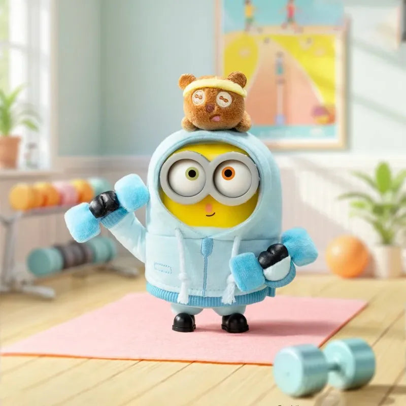 Hot New BOB&TIM Minions Better Together Series Anime Cute Cartoon Gifts Box Keychains Figure Model Trendy Toys Gifts