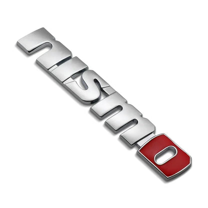1Pcs Nismo Car Front Grille Car Emblem Badge Sticker Rear Trunk Decals for Nissan Nismo 370Z GTR Almera Tiida Juke Qashqai 350Z