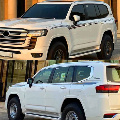 For Toyota Land Cruiser 300 LC300 2021-2027 Body Side Waist Line Decal Stripe Sticker Exterior Styling Upgrade Parts