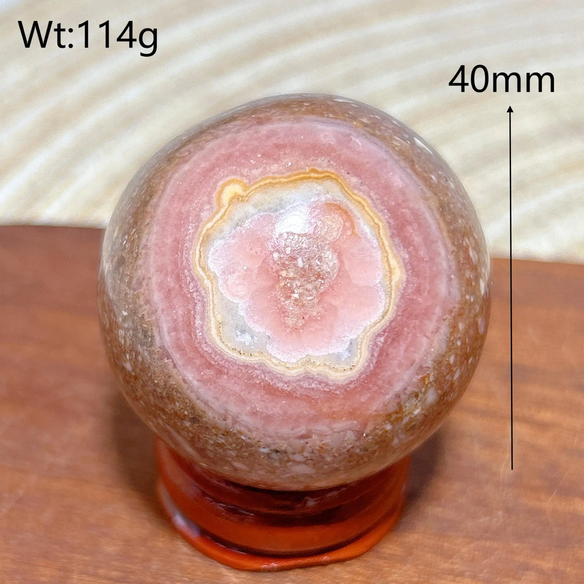 High Quality Natural Crystals Argentina Rhodochrosite Druzy Sphere Healing Gemstones Home Decorations Room Decor Jewelry Gift