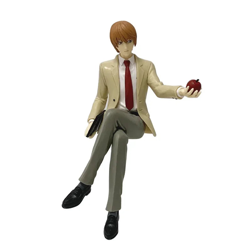 Death Note Anime 8-16cm Figure L Lawliet Ryuk Holding Apple Model for Halloween Ornament Figurine Fans Collection Christmas Gift