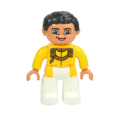 Figures Dolls Big Size Building Blocks Family Action Workers Doctor Police Farmer Compatible Large Bricks Duploes Kid Toys