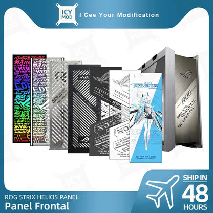 ASUS GX601 Front Panel Metal ROG Strix Helios Case Plate Replacement Lighting Shroud MOD Gaming PC Water Cooling Customized DIY