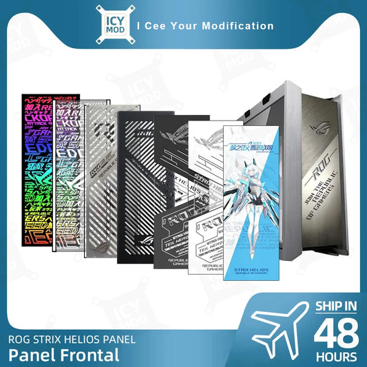 ASUS GX601 Front Panel Metal ROG Strix Helios Case Plate Replacement Lighting Shroud MOD Gaming PC Water Cooling Customized DIY