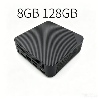 Intel Core N150 Portable Mini PC 16GB DDR4 M.2 NVMe SSD Triple 4K WiFi6 Silent Cooling Office Home Desktop Computer