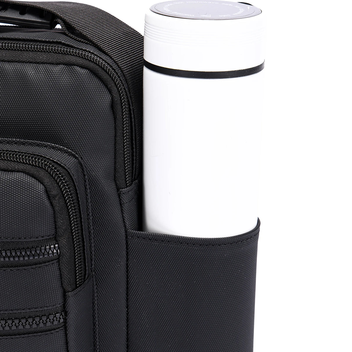 Crossbody Bag Men Nylon Large Capacity Multi Layer Waterproof Shoulder Bag for Business Leisure Work Travel Daily Commute