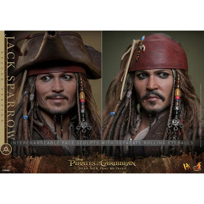 Original Hot Toys DX37 DX38 Captain Jack Sparrow Pirates of The Caribbean (Deluxe Ver.) 1/6th scale In Stock Action Figures Toys