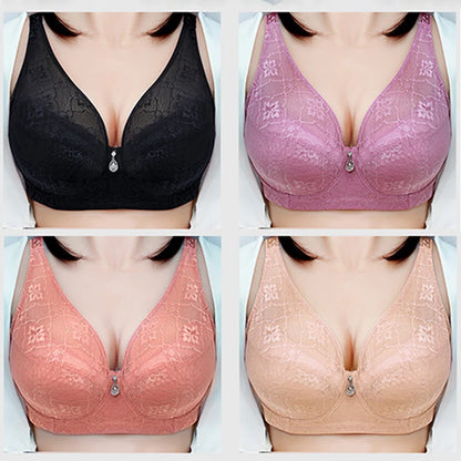 FallSweet 1/2PCS Plus Size Minimizer Bra 38-48 E F Cup for Women Underwire Push Up Bra Anti-sagging Brassiere Full Coverage