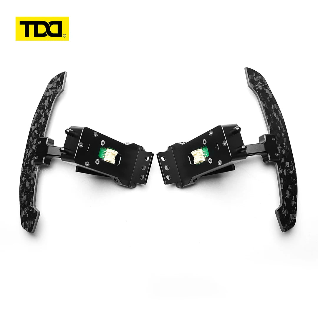 TDD Aluminum Alloy Magnetic Paddle Shifters For Porsche 718 Cayman GT4 991 Panamera 971 911 997 Steering Wheel Shift Paddle