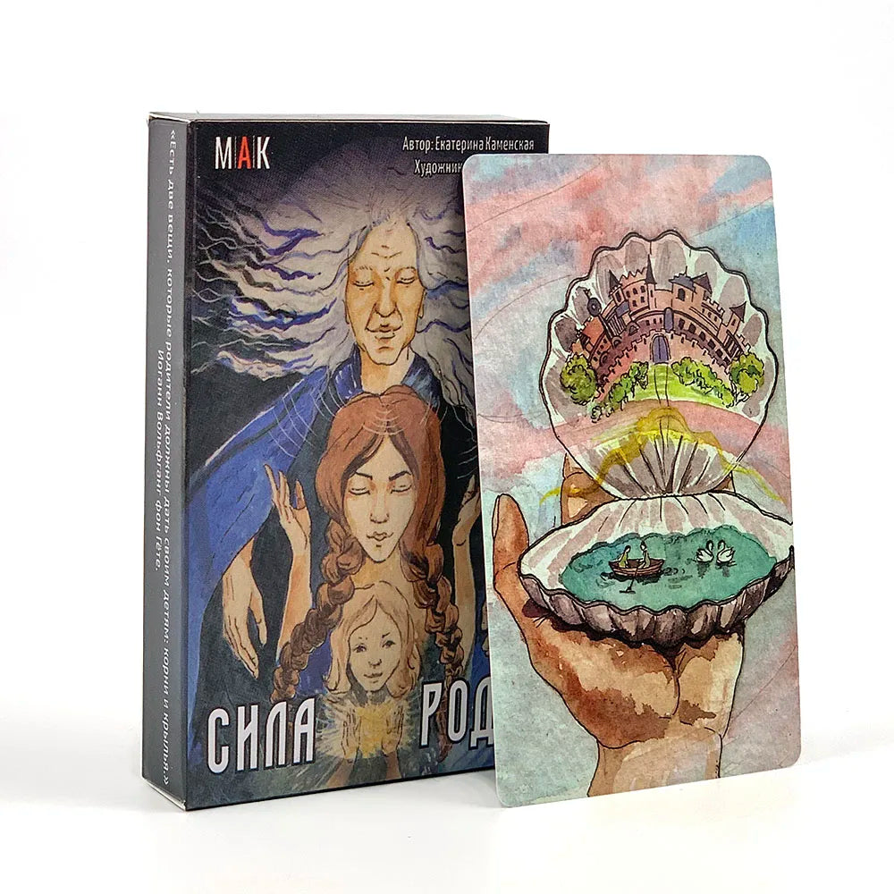 Russian Tarot: Chпa Poдa Tapo Tarot Cards Deck Fate Divination Board Game With Paper Multiplayer Interactive Cards Game