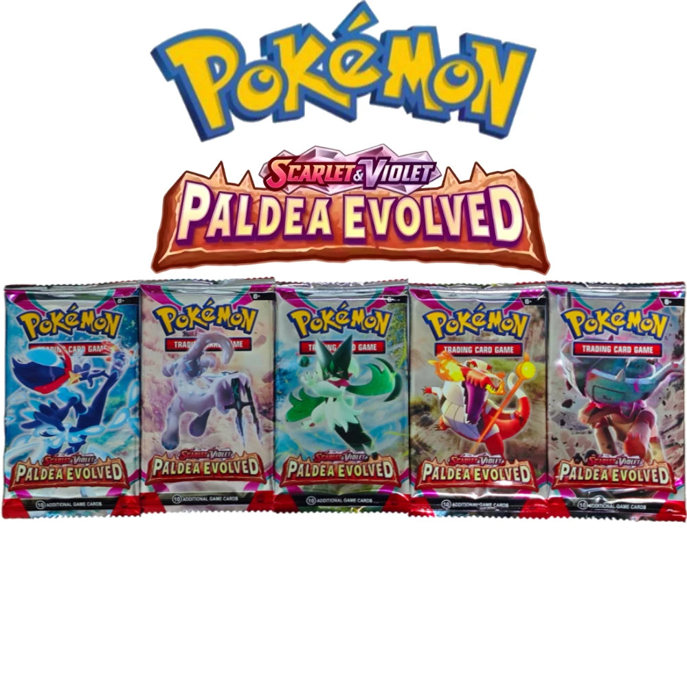 100PCS Pokémon TCG: Mega Evolution-Pitch Black Booster Display Box Prismatic 151 Evolutions English Battle Cards Game Cards