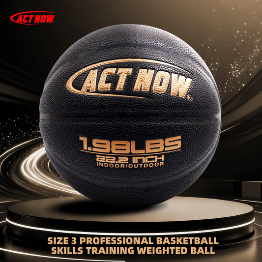 Trainer Heavy Basketball，Size 3 Small Weighted Basketball,In&Outdoor Training Ball For Strength Training&Improving Ball Control