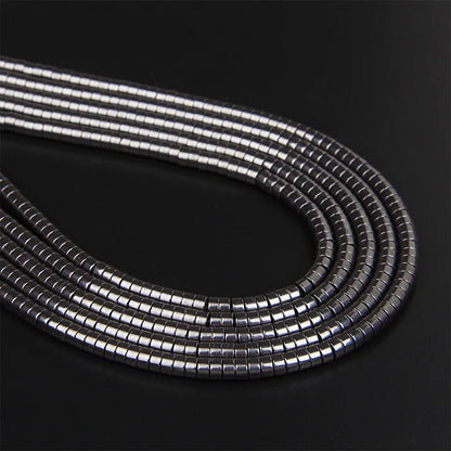 New Fashion Flat Disc Round Stone Bead 4x2MM Quartzs Imperial Agat Jaspers Loose Spacer Heishi Beads Jewelry Diy Accessories