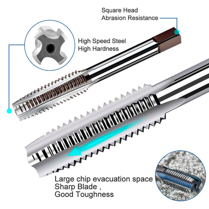 XCAN Thread Repair Kit M3 M4 M5 M6 M8 M10 M12 M14  Screw Thread Inserts For Restoring Damaged Threads Repair Tools Drill Bit