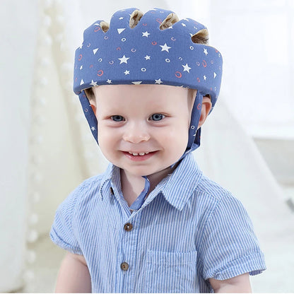 Baby Helmet Cap Newborn 6 18 Month Toddler Kids Adjustable Anti-impact Helmet Safety Baby Crawling Walking Head Protection Cap