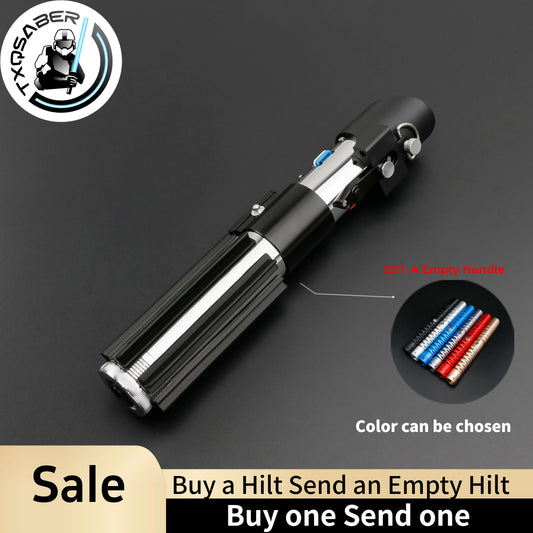 TXQSABER Lightsaber Vader Series SDRGB Pixel Light Sword no Blade Metal Handle Smooth Swing Blaster Lightsword for Cosplay Adult