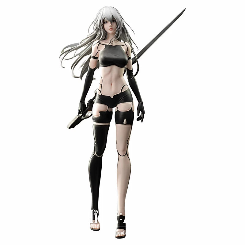 In Stock Nier Automata Series A2 Battle Damage Edition 1/4 50cm Statue Figure Boutique Collectible Desktop Ornaments Decoration