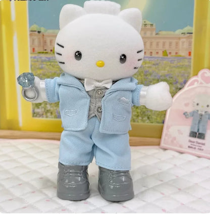 Hello Kitty  Romantic Wedding Series Blind Box Figurine Trendy Toys Century Wedding Series Anime Figures Mystery Box Dolls Gift