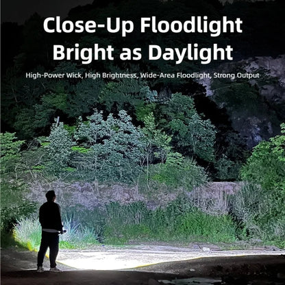 TINSOL Multifunctional Flashlight Car Safety Hammer Outdoor Emergency Flashlight Rescue Portable Self-Defense Flashlight