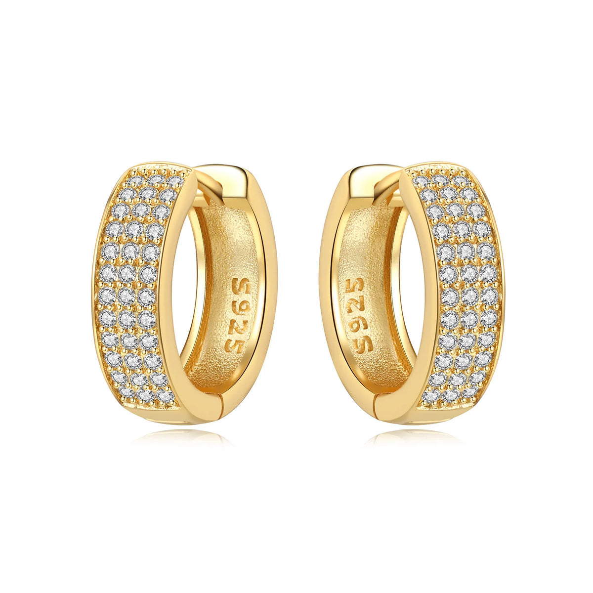 Original 925 Sterling Silver Planet Starlight Earrings Fashion 18K Gold Hoop Earring for Women Piercing Jewelry Aretes Gifts