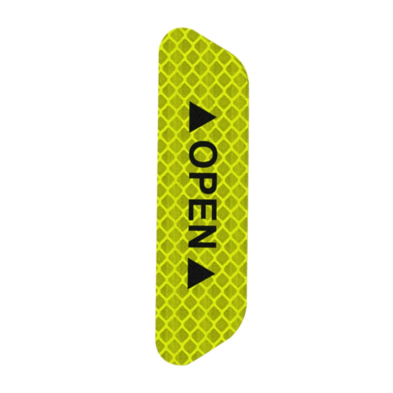 10/50PCS Reflective Car Door Sticker Safety Opening Warning Reflector Tape Decal Auto Exterior Reflector Car Accessories