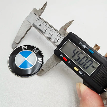 45mm Car Steering Wheel Cover Badge Emblem Logo Sticker For BMW E46 E39 E90 E36 E91 E62 E87 E53 F15 F16 F20 F30 X1 X3 X5 M3 M5